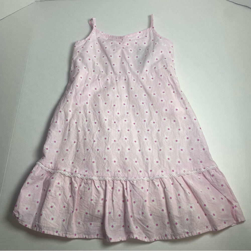 Cynthia Rowley Pink Floral  Sundress with Lace Trim Size 7